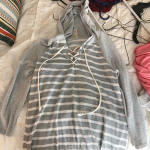 hooded long sleeve top!!